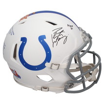 Peyton Manning Autographed &quot;HOF &#39;21&quot; FSM Painted Authentic Speed Helmet Fanatics - £3,562.53 GBP