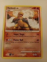 Pokemon 2009 Platinum Series Torkoal 100/127 Single Trading Card NM - $11.99