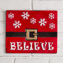 Christmas Believe tin Sign -SALE - $24.00