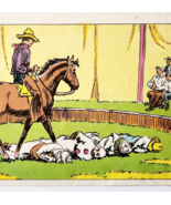 1947 Bill &amp; The Circus Clowns Arrested Art Sanford Tousey Plate Book Pri... - $34.17 CAD