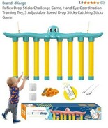 Drop Sticks Challenge Game Hand Eye Coordination Training Toy, 3 Adjustable - €21,29 EUR