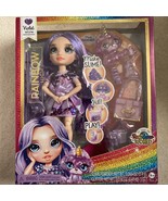 Rainbow High Violet Willow with Slime Kit &amp; Pet - Purple 11” Shimmer Dol... - $21.03