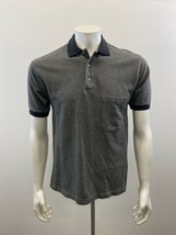 IZOD Men&#39;s Polo Shirt Size Small Gray Cotton Short Sleeve - $9.89