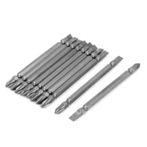uxcell 100mm Long Dual Head Magnetic Slotted Phillips Screwdriver Bits 10pcs - £22.44 GBP