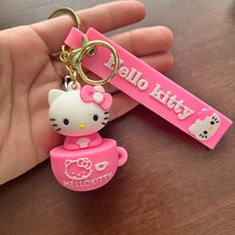 Pink Hello Kitty Tea Cup Keychain Collectibles - $13.58