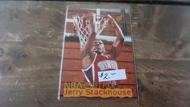 JERRY STACKHOUSE 1995-96 TOPPS STADIUM CLUB DRAFT PICK #3 RC - $1.97