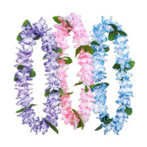 Beistle 38 in. Island Floral Leis Assorted Color - Pack of 6 - $1,084.78 MXN