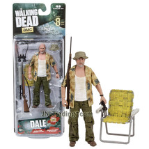 Year 2016 AMC TV Series Walking Dead 5 Inch Tall Figure DALE with Rifle &amp; Chair - £23.96 GBP