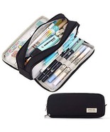 Large Capacity Pencil Case 3 Compartment Pouch Pen Bag for School Teen G... - $32.02 CAD+