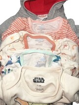 Baby Clothes Lot 0–3M 11pc Gerber Janie Jack Burt’s Bees Star Wars Cat & Jack D image 7