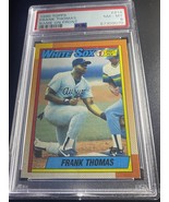 Frank Thomas 1990 Topps PSA 8 Rookie Card RC HOF White Sox 500 HR Club! ... - $375.76 MXN