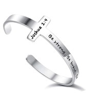 Inspirational Cross Bracelet for Women Stainless - £35.19 GBP