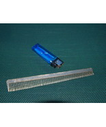 Vintage Russian Soviet USSR Aluminum Hair Comb  NOS #23 - $20.33 CAD