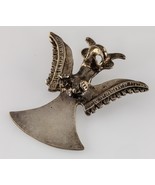 Pre Columbian Eagle Design Pendant/Brooch in Sterling Silver 24.6gr - $301.68 CAD
