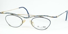 Gafas De Sol Vintage MGM BV 10 F2 AZUL/DORADO Montura 46-20-147mm Alemania - £84.87 GBP