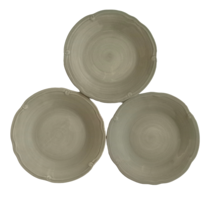 Tracy Porter Claret Collection 3 Salad Plate Green Scalloped Edge 8&quot; Ret... - $24.73