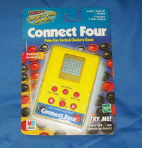 Palm-Size Connect Four Electronic Hand-Held Game By Milton Bradley - $18.00