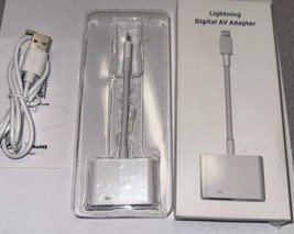 Lightning Digital AV Adapter. Phone to TV  - $16.82