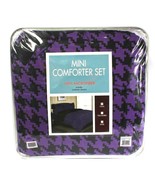 Divatex Home Fashions Mini Twin Purple Black Polyester Microfiber Comfor... - $87.51 CAD