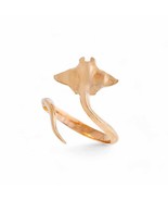 Bronze Adjustable Stingray Ring - $354.91 MXN