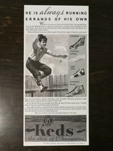 Vintage 1935 Keds Kids Shoes Original Ad 122 - $6.64