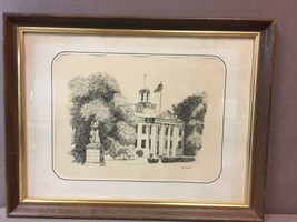 Framed Print by Barbara Gettier, The State Capitol, Vandalia Illinois State - £19.83 GBP