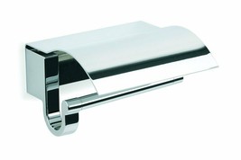 Bilbao chrome toilet paper holder with cover - £102.21 GBP