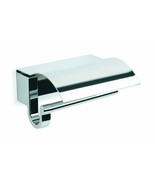 Bilbao chrome toilet paper holder with cover - £101.49 GBP