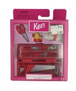 Mattel 1998 Barbie Ken Special Collection Tool Box Set Accessories New I... - £25.71 GBP