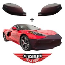 C8 Corvette Stingray NoviStretch Front + Mirror Bra Combo High Tech Stre... - £148.59 GBP