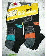Fruit of The Loom Boys Active No Show Socks 6 Pair Size MEDIUM 9-2 1/2 N... - $275.59 MXN