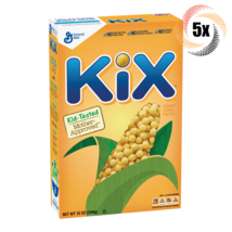 5x Boxes Kix Original Flavored Crispy Corn Puffs Cereal | 12oz | Fast Shipping! - £47.22 GBP
