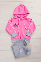 Girls’ Sports Suit – Zip-Up Jacket &amp; Comfy Pants, Demi-season,  Nosi svo... - $556.07 MXN