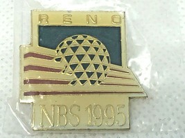 Vintage 1995 NBS National Bowling Stadium Reno Nevada Lapel Pinback Tie ... - £3.91 GBP