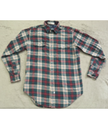 Ralph Lauren Flannel Shirt Men&#39;s Red/Green/Yellow Plaid Custom Style Siz... - £16.59 GBP