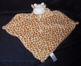 Angel Dear Baby Brown &amp; Tan Giraffe Security Blanket Stuffed Animal Plush Toy - £21.67 GBP