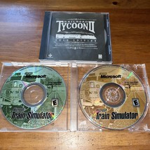 Railroad Tycoon II Gold Edition PC Game &amp; Train Simulator Microsoft - £10.27 GBP