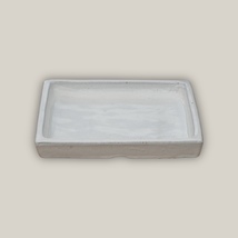 Ten Thousand Pots - Square Premium White Ceramic Plant Saucer- Sizes 10&quot;... - $55.00+
