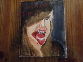 Painting  entitled &quot;My Daughter-Just One Bite&quot; Unknown Artist - £11.20 GBP