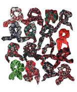 16 Pieces Holiday Hair Scrunchies Scarf Plaid Buffalo Check Elastic Hair... - $23.20 CAD