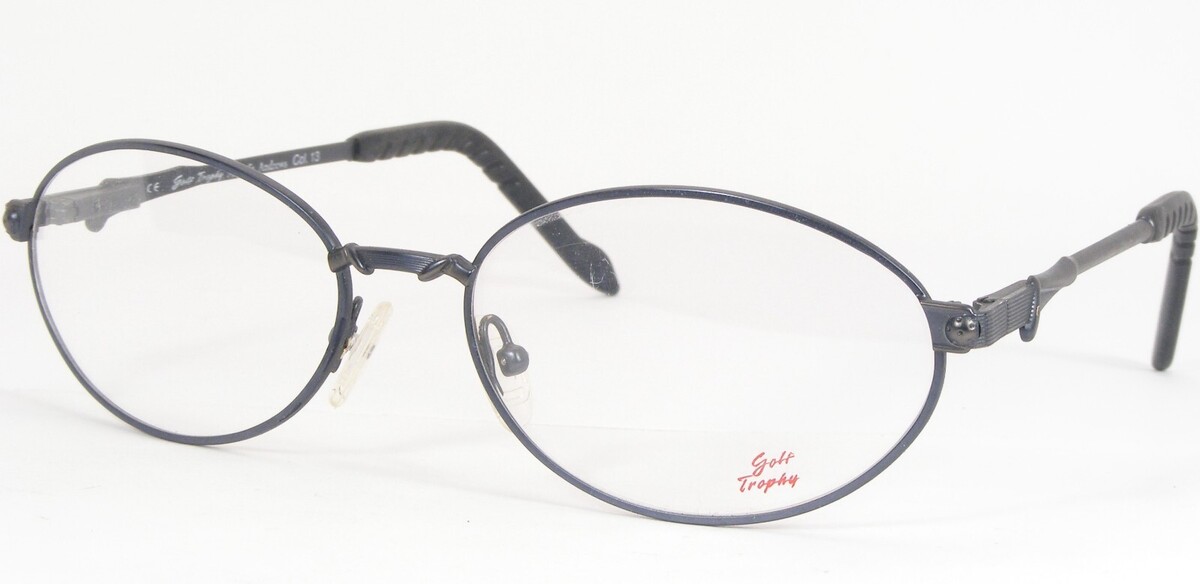 Vintage Golf Trophy St.Andrews 13 Slate Blau Unique Selten Brille 56-18-... - $66.16