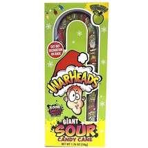 Warheads Giant Green Apple Sour Candy CANE- Holiday Special Pick Your Canes Now! - $11.88+