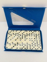 Dominoes Double Six *Set of 28* (Blue Case) - £9.41 GBP