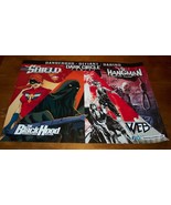 Dark Circle Comics HANGMAN THE BLACK HOOD SHIELD WEB SIGNED POSTER Swier... - $40.70 CAD
