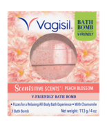 Vagisil Scentsitive Scents V-Friendly Bath Bomb, PEACH BLOSSOM - $235.63 MXN