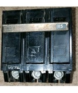 General Electric 3Pole 15a Bolt-in Circuit Breaker Type THQB32330 TESTED - $25.79 CAD