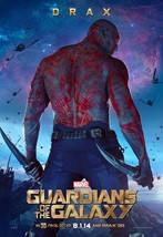 2014 Guardians Of The Galaxy Movie Poster 11X17 Marvel Star Lord Drax Batista  - £9.13 GBP