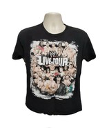 2008 WWE Live Tour Youth Large Black TShirt - $334.26 MXN