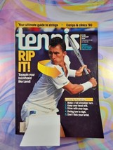 Tennis Magazine January 1990 Issue Ivan Lendl Cover - $14.24