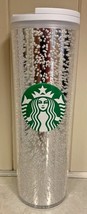 New Starbucks Holiday 2020 16oz Silver Multi Bubble Hot Tumbler Cup Christmas - £23.94 GBP